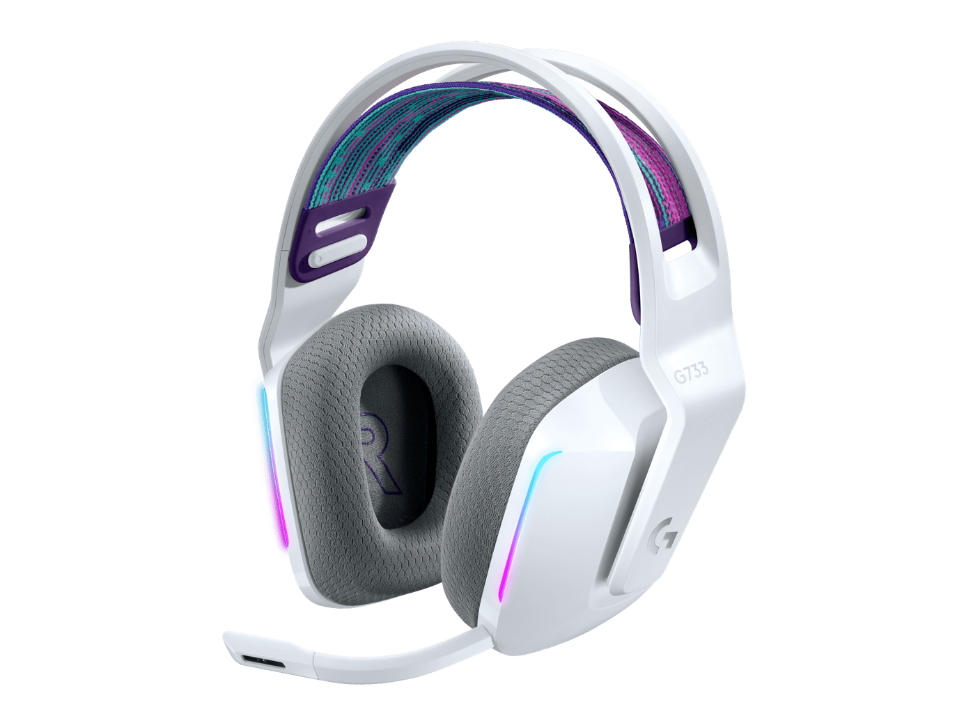 LOGITECH G733 LIGHTSPEED WIRELESS RGB GAMING HEADSET WHITE ULTRA