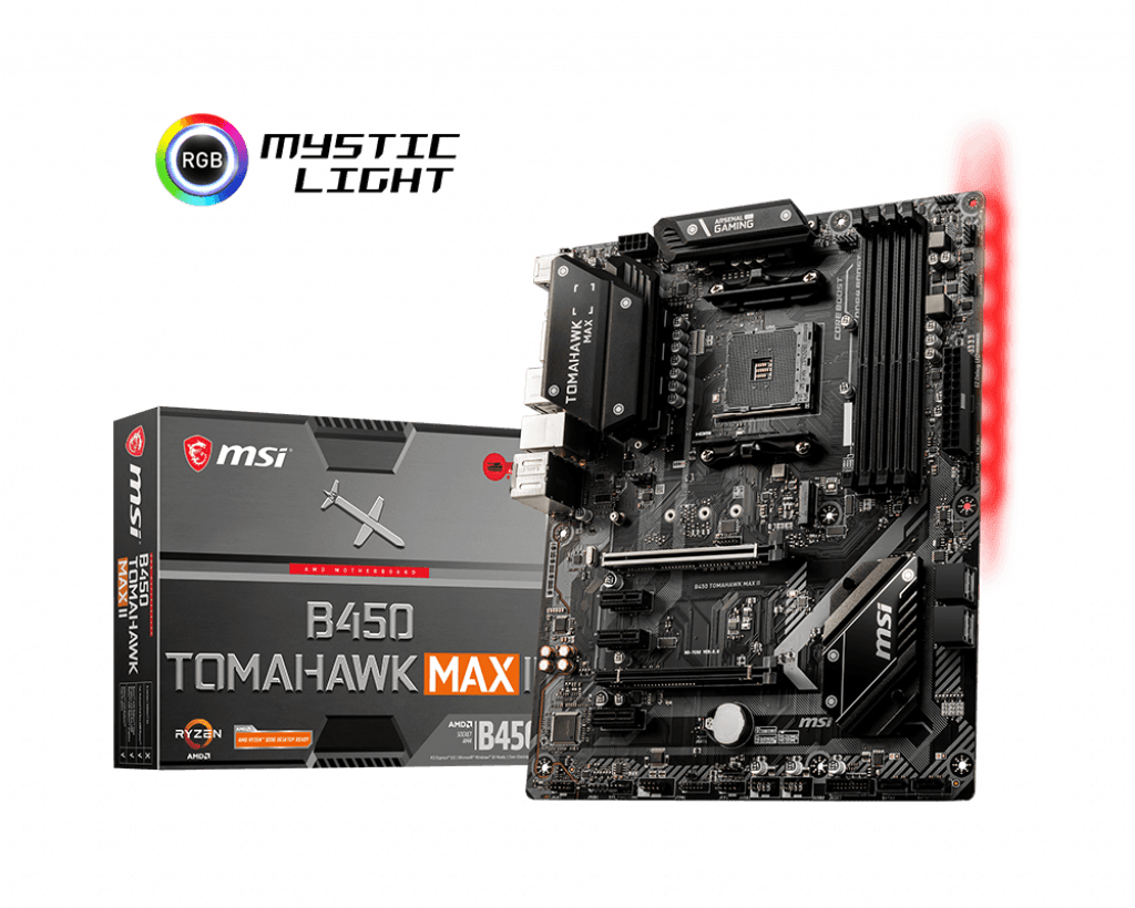 MSI B450 TOMAHAWK MAX II AM4 MOTHERBOARD DFESTORE