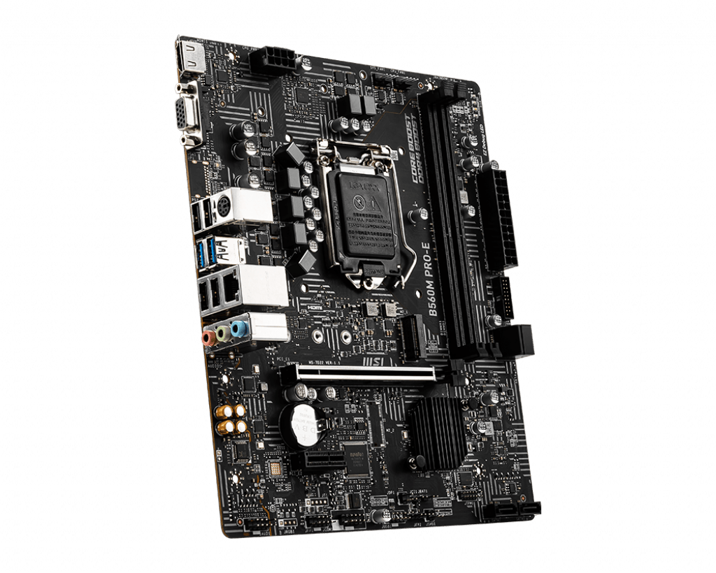 MSI B560M PROE 10TH / 11TH GEN MOTHERBOARD PCIE 4.0 PCIE STEEL