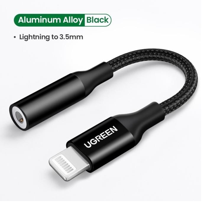 UGREEN Lightning To Adapter Apple MFi Certified Headphone Adapter For