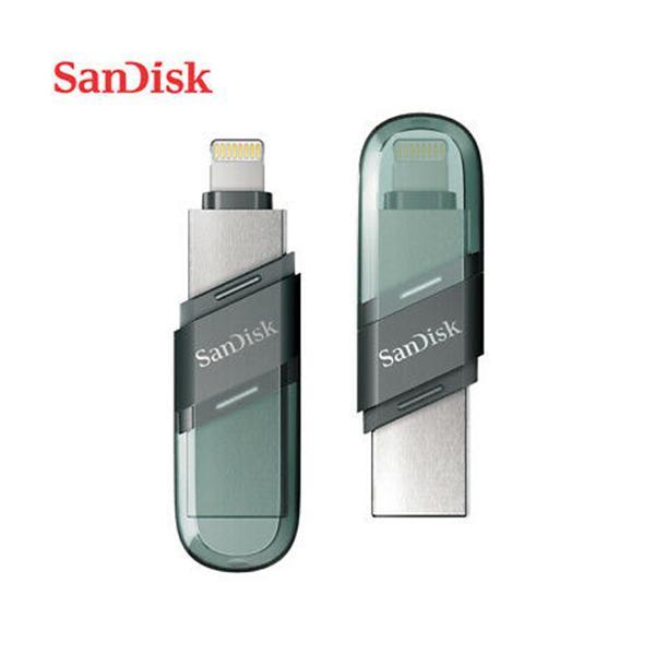 SANDISK iXPAND FLIP 128GB USB 3.0 FLASH DRIVE BLACK (SDIX90N128G