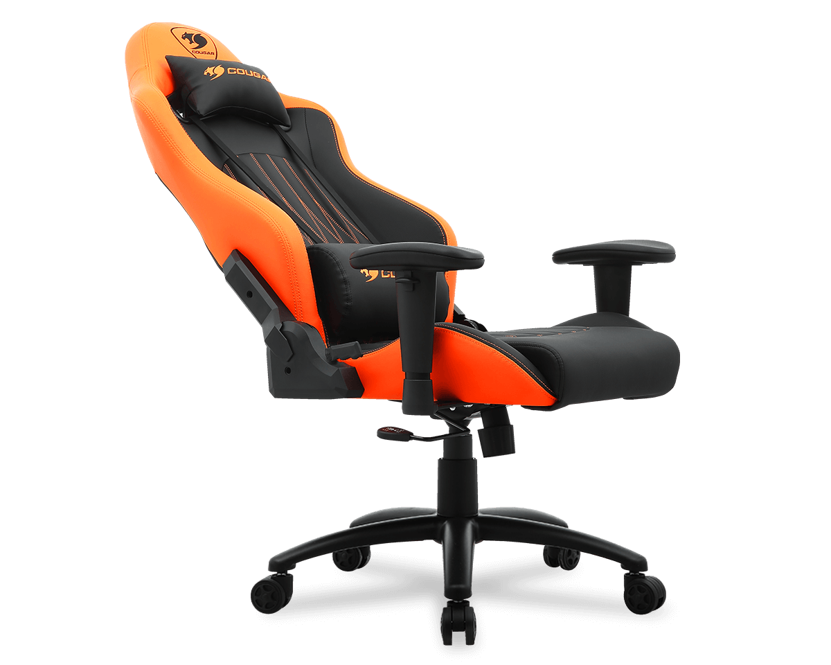 COUGAR EXPLORE GAMING CHAIR BLACK/ORANGE 155º RECLINABLE BACKREST