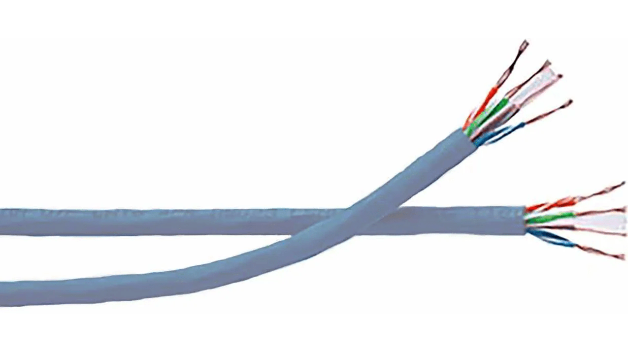 BELDEN CAT6 24 AWG SOLID BARE COPPER, 4PAIRS/8WIRES (305M) GREY