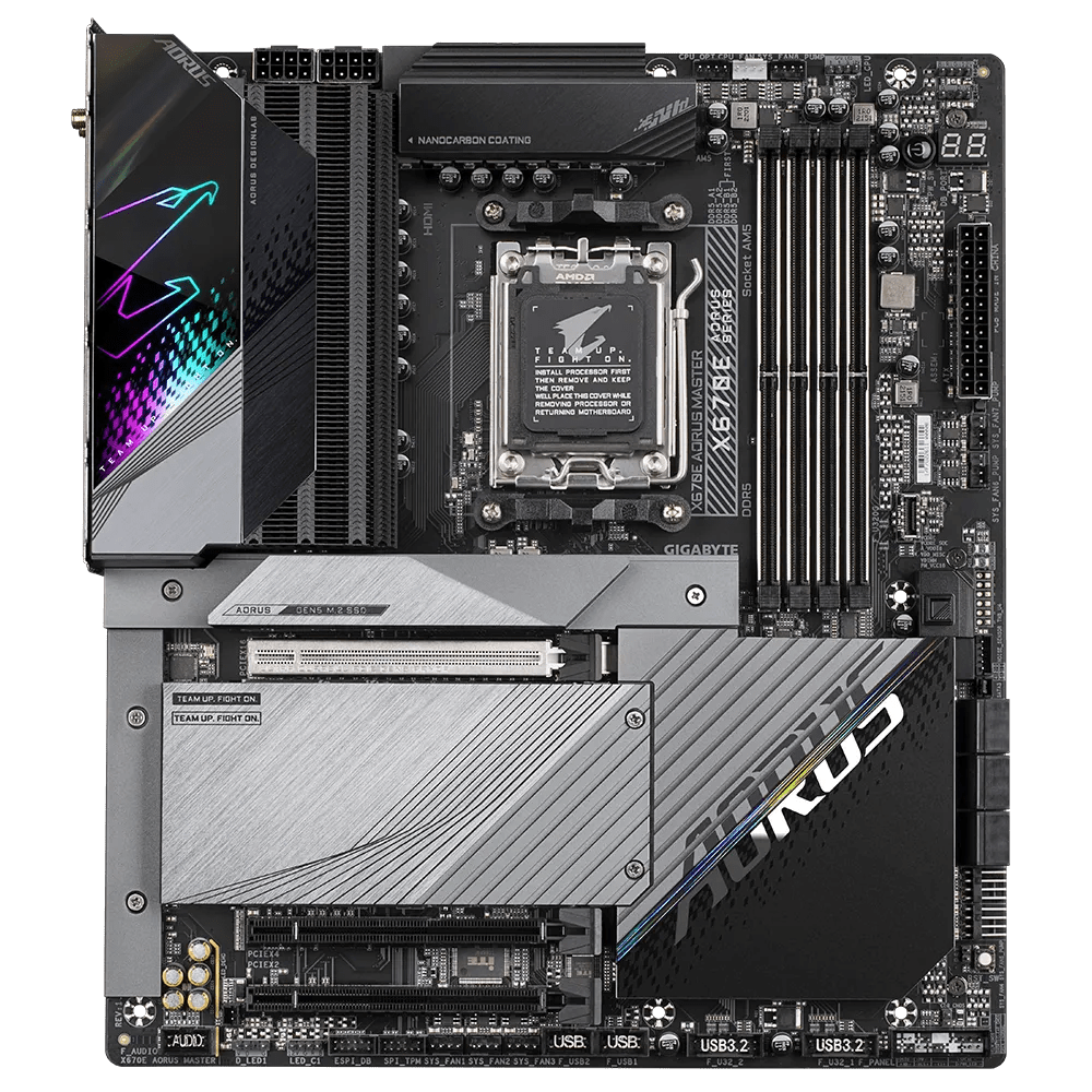 GIGABYTE X670E AORUS MASTER AM5 MOTHERBOARD TWIN 16+2+2 DIGITAL VRM