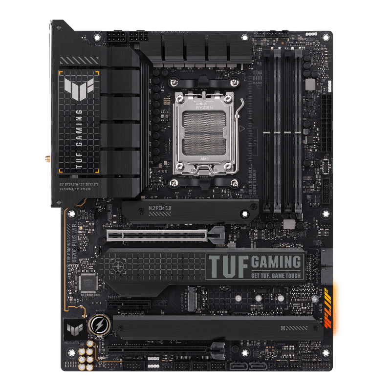 ASUS TUF GAMING X670EPLUS WIFI AM5 MOTHERBOARD 14+2 TEAMED POWER