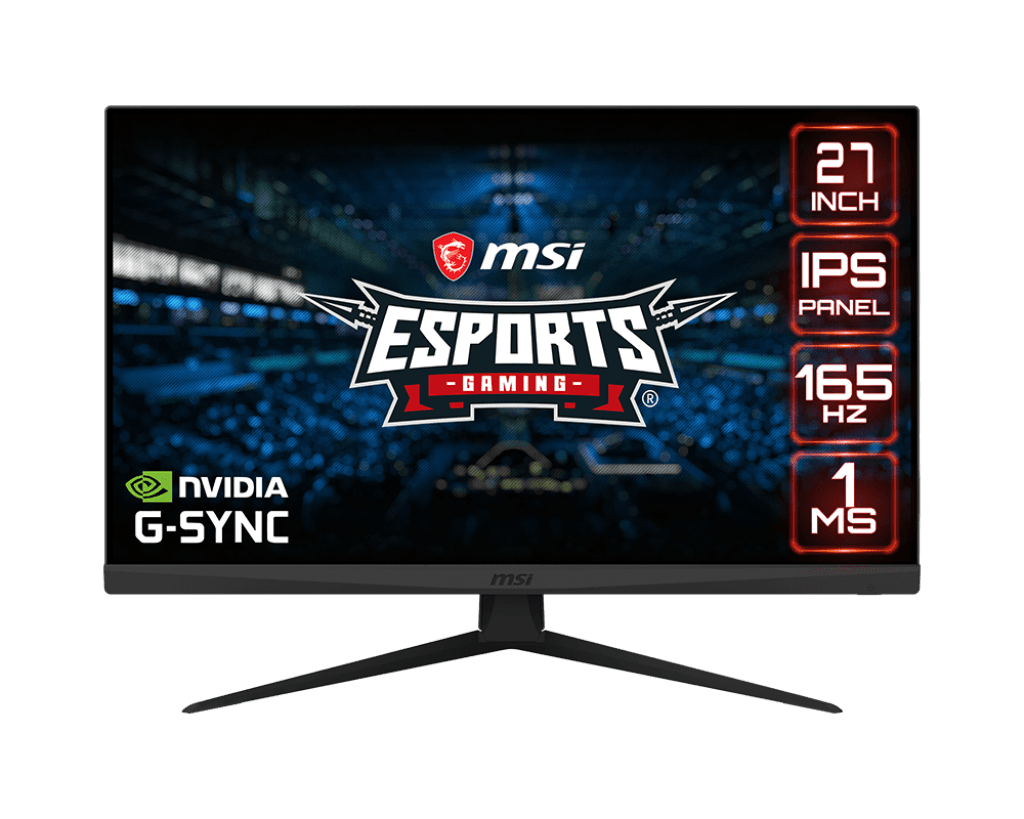 MSI OPTIX G273 27″ 165HZ 1MS ESPORTS GAMING MONITOR BLACK FHD 1920