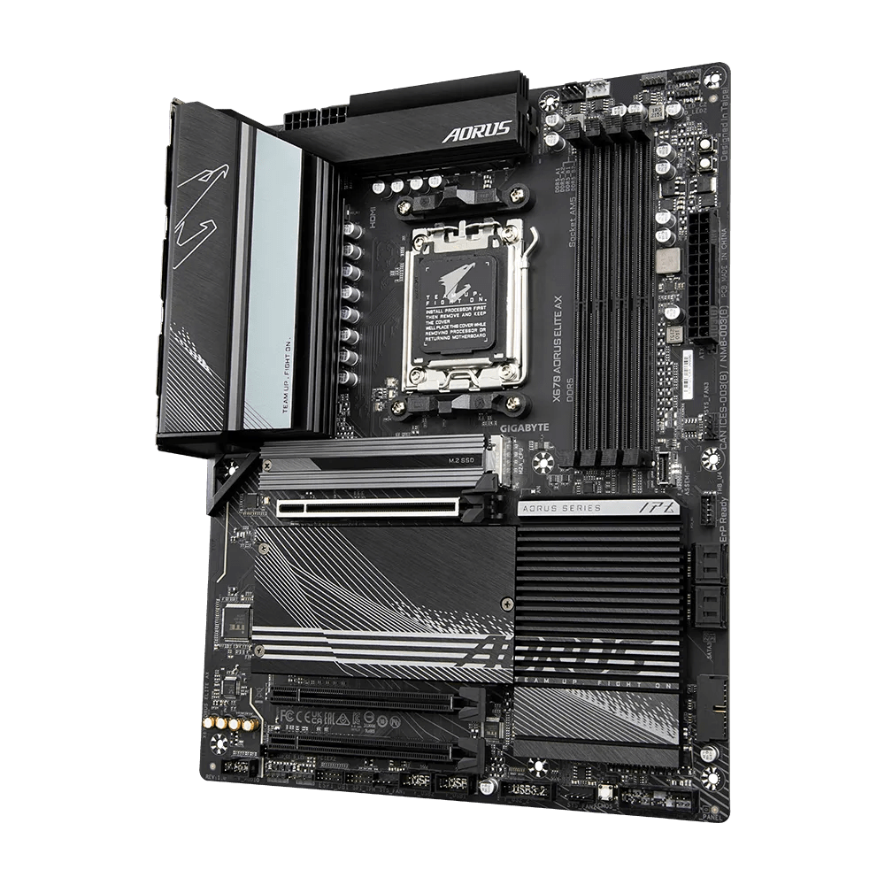 GIGABYTE X670 AORUS ELITE AX AM5 MOTHERBOARD 16+2+2 PHASES DIGITAL