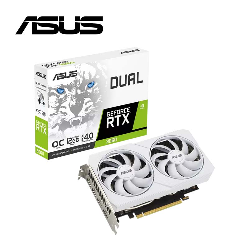 ASUS DUAL RTX 3060 OC EDITION 12GB GDDR6 192BIT GRAPHICS CARD LHR
