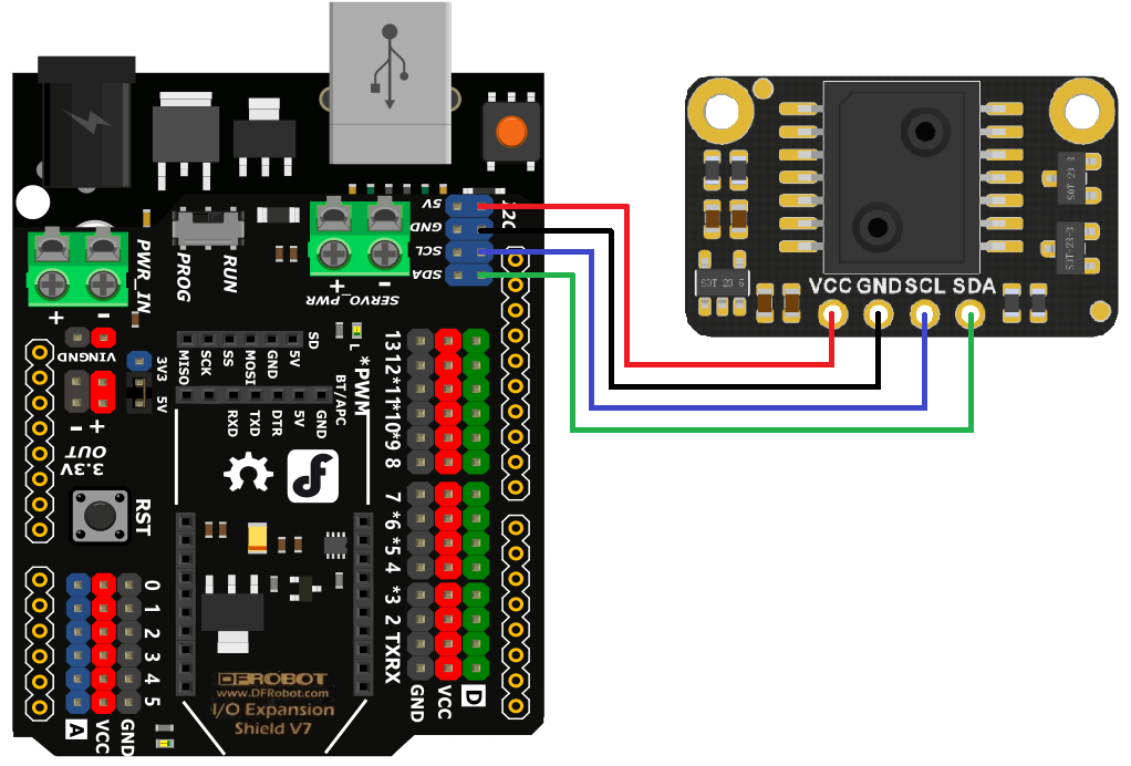 Differential Pressure Sensor(±500pa) Wiki DFRobot