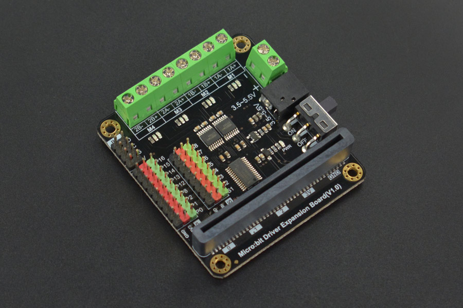 DFRobot micro microbit IoT Expansion Board with OLED screen 2 way motor