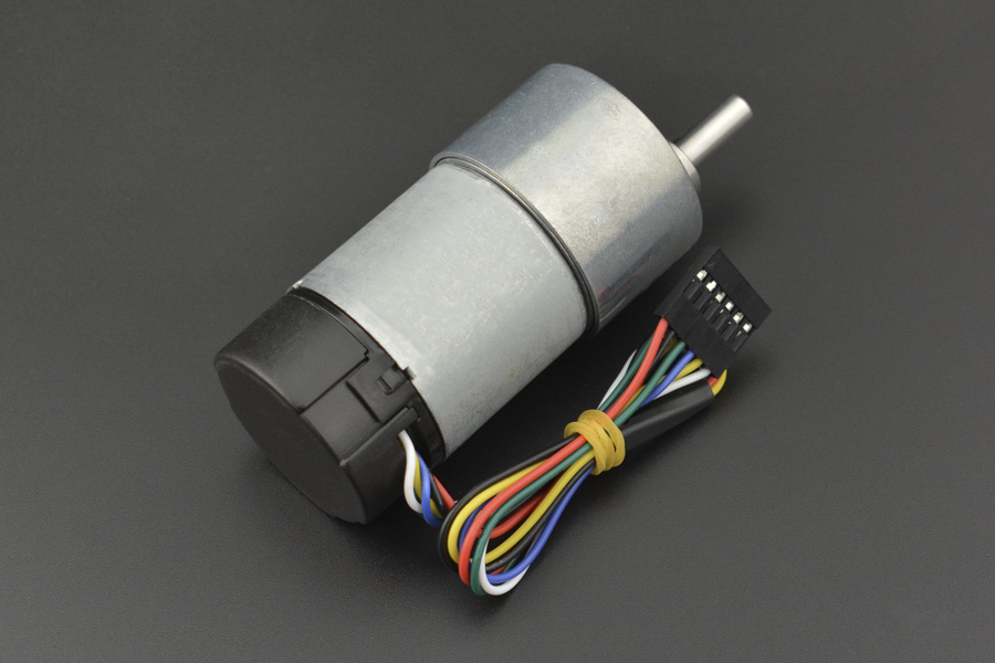 Metal DC Geared Motor w/Encoder 12V 251RPM 18Kg.cmDFRobot