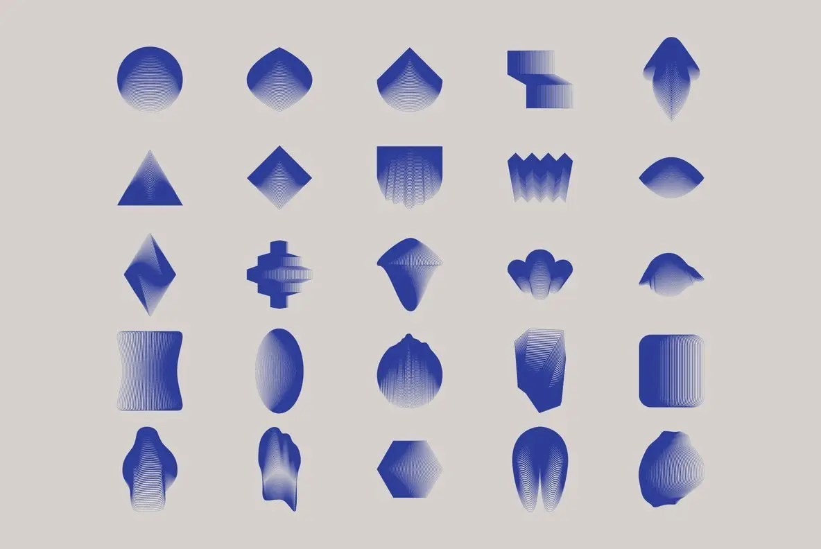 Origami Waves 03 Graphics YouWorkForThem