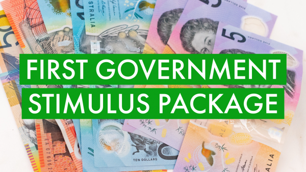 First Government Stimulus Package DFK Gray Perry Adelaide