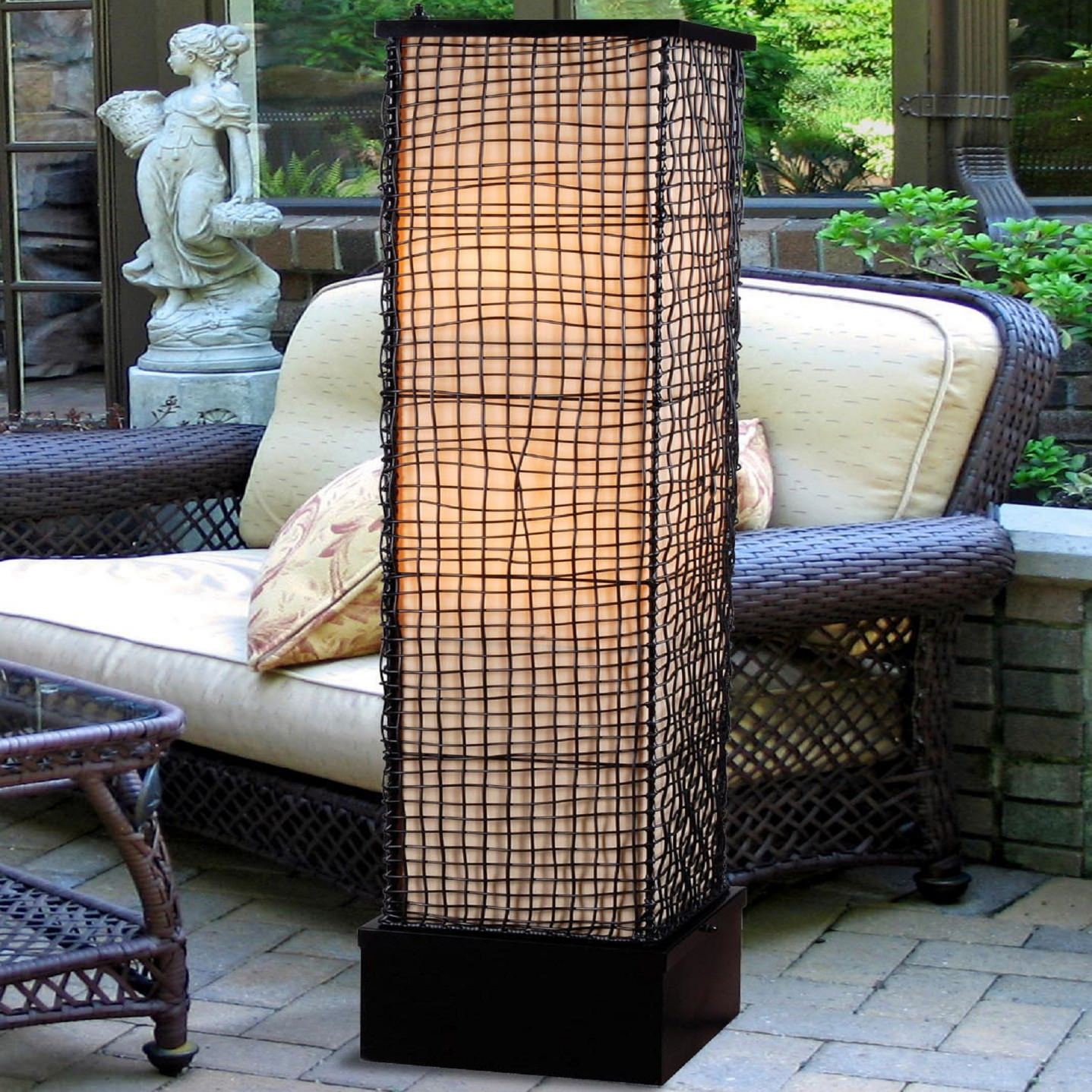 Kenroy Trellis 51 Inch Outdoor Floor Lamp DFOHome