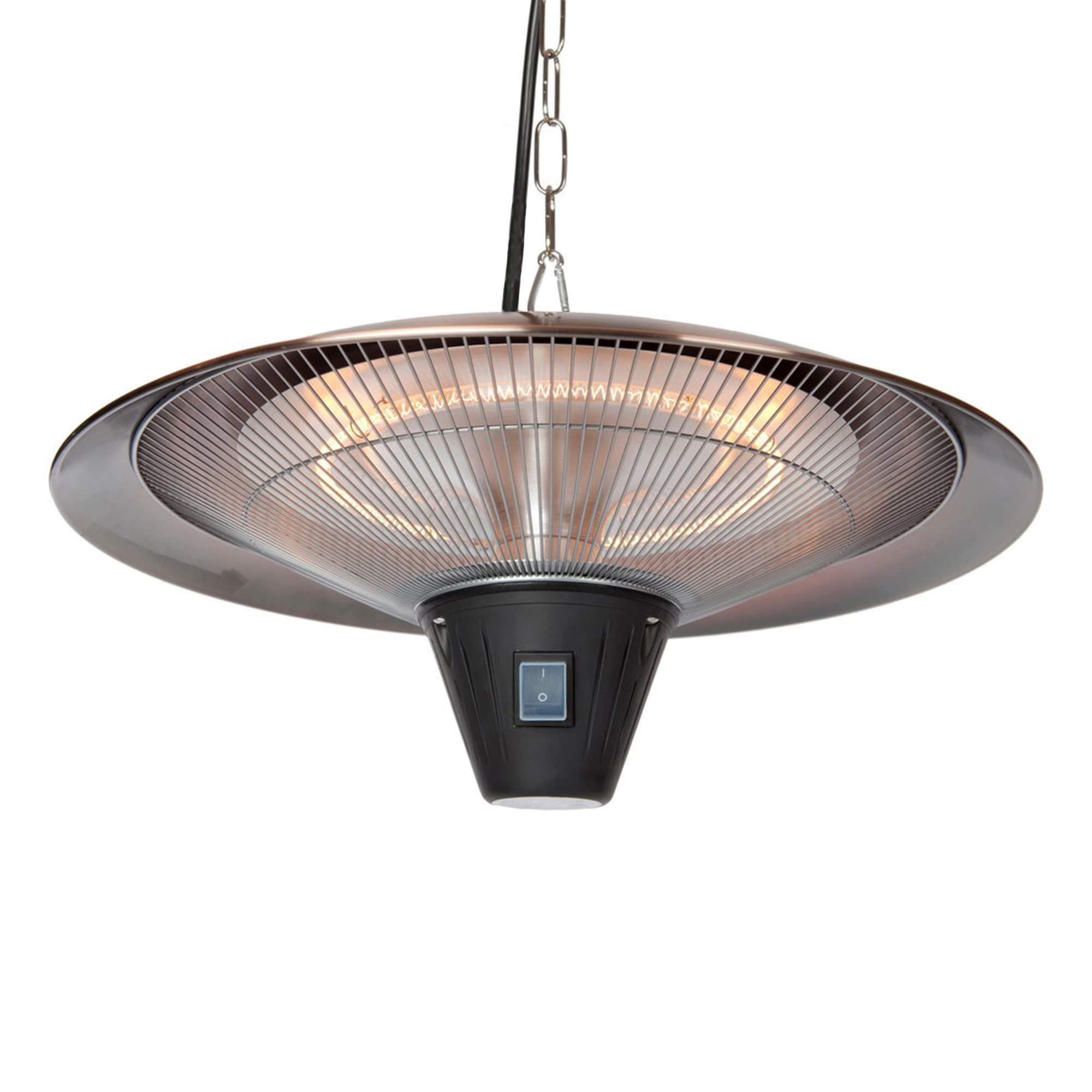 Fire Sense Gunnison Brushed Copper Hanging Halogen Patio