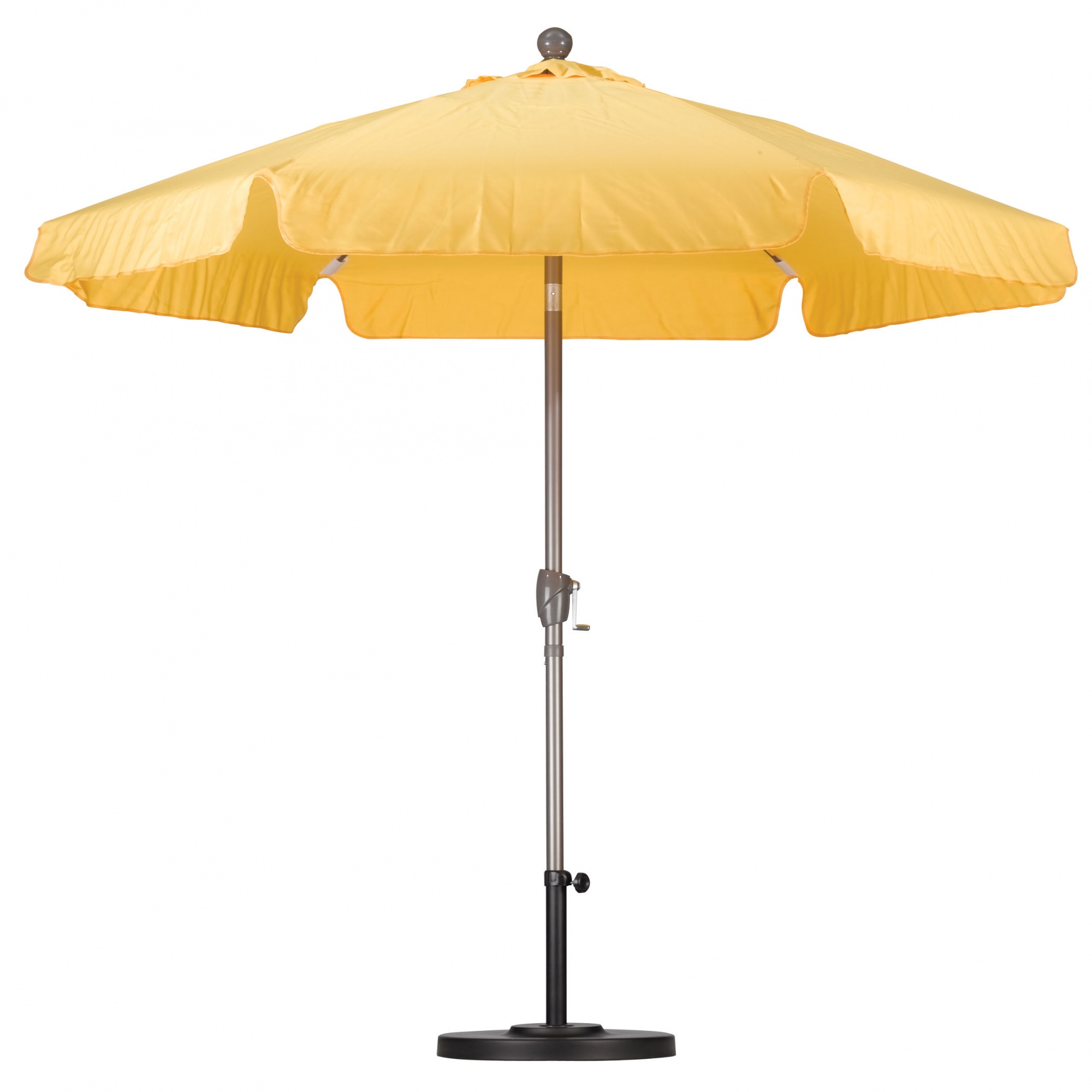8 ft. Fiber Market Umbrella Champagne Spun Polyester DFOHome