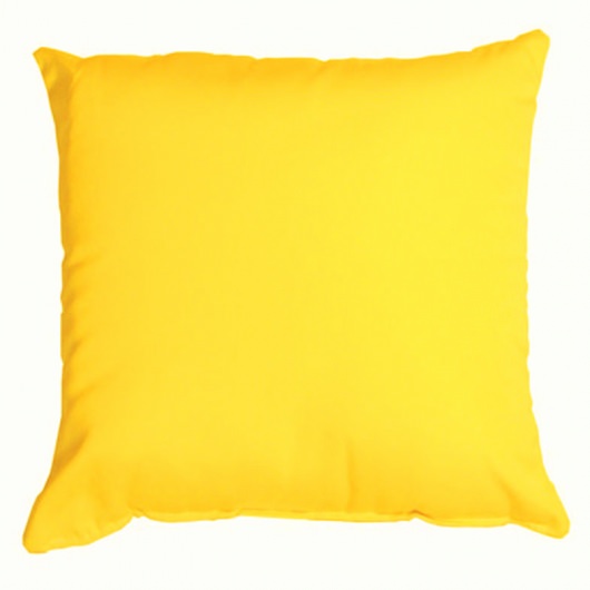 Shop Sunflower Yellow Sunbrella Outdoor Throw Pillow (16 in. x 16 in