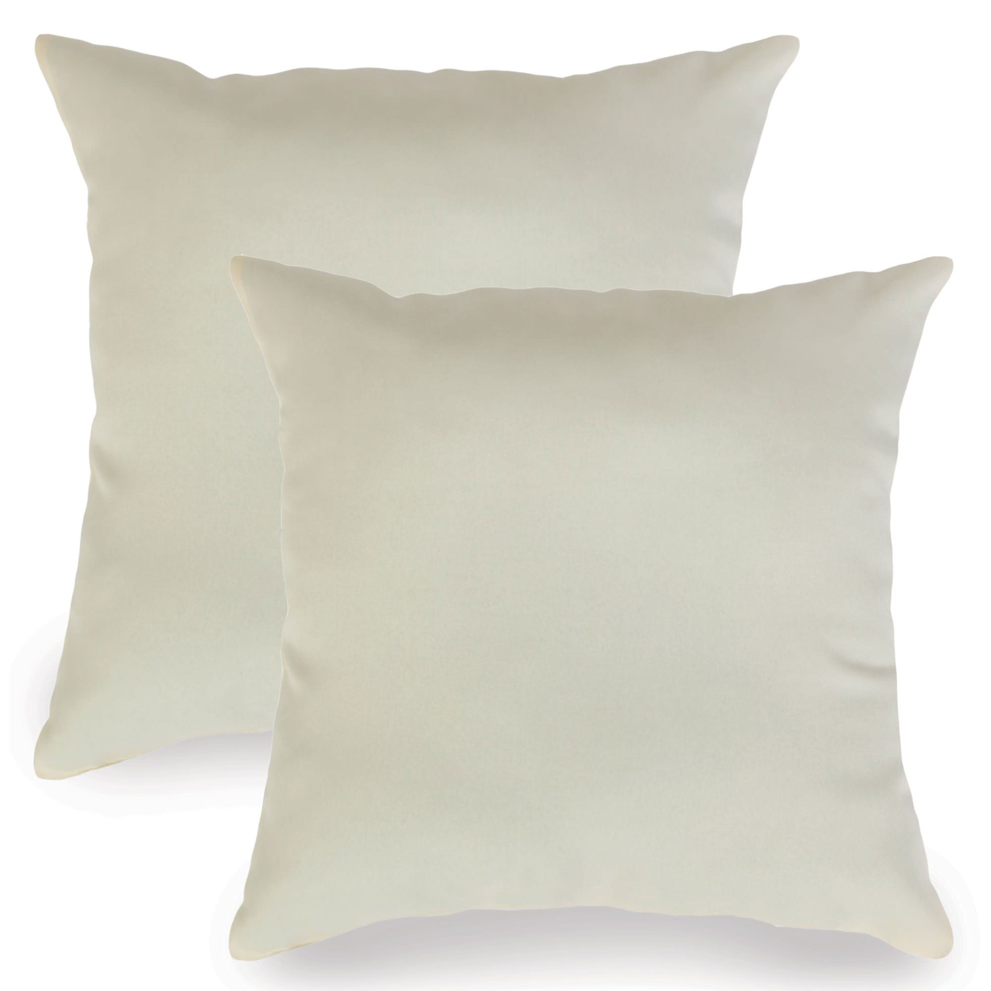 Cream Indoor/Outdoor Throw Pillow Set of TwoEssentials by DFO