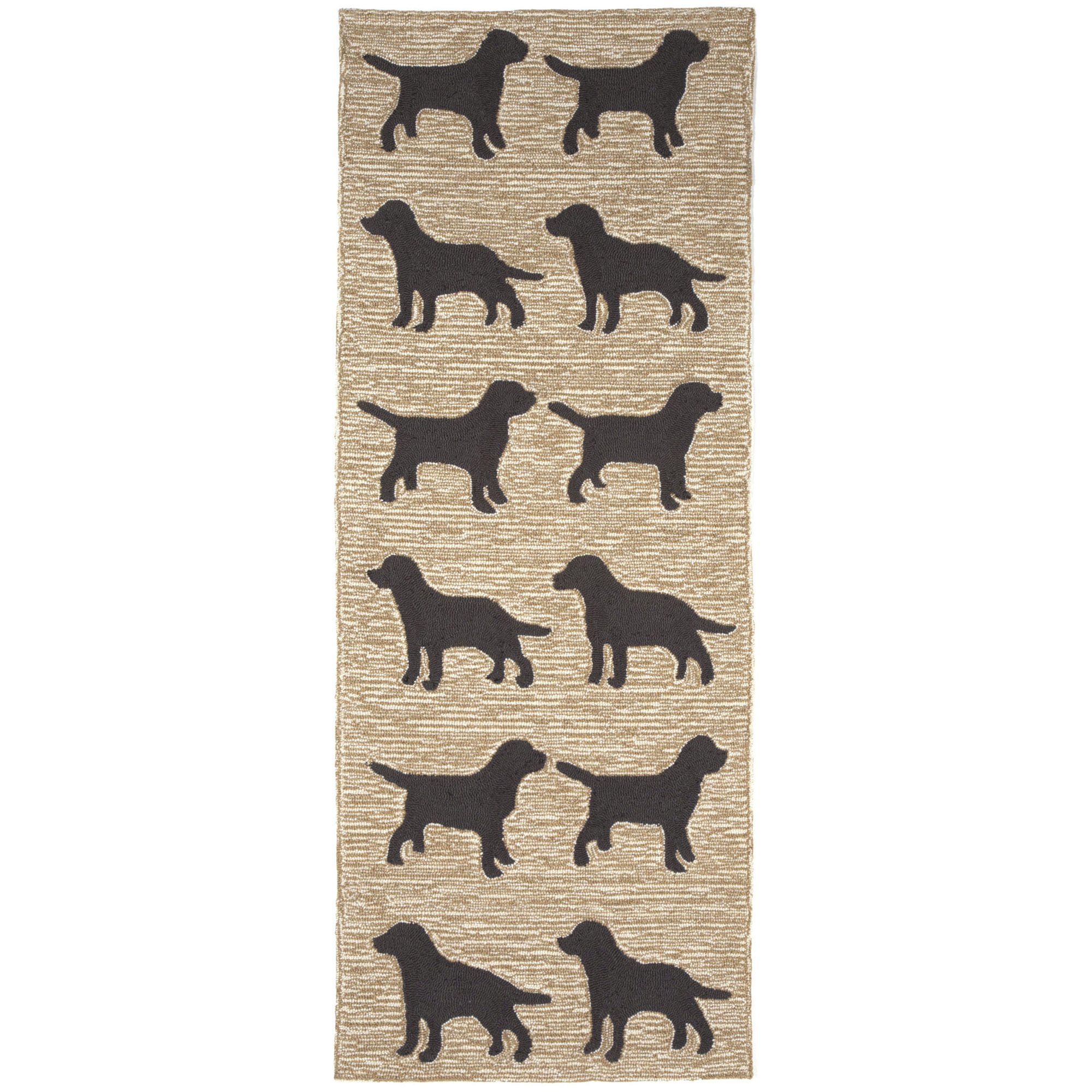 Shop Frontporch Black Dogs Outdoor Rug Liora Manne by TransOcean