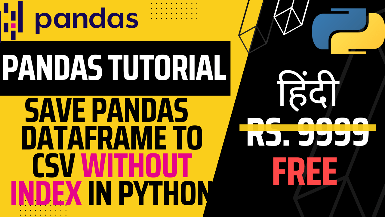 How To Convert Python Pandas Dataframe to CSV Without Index A Guide