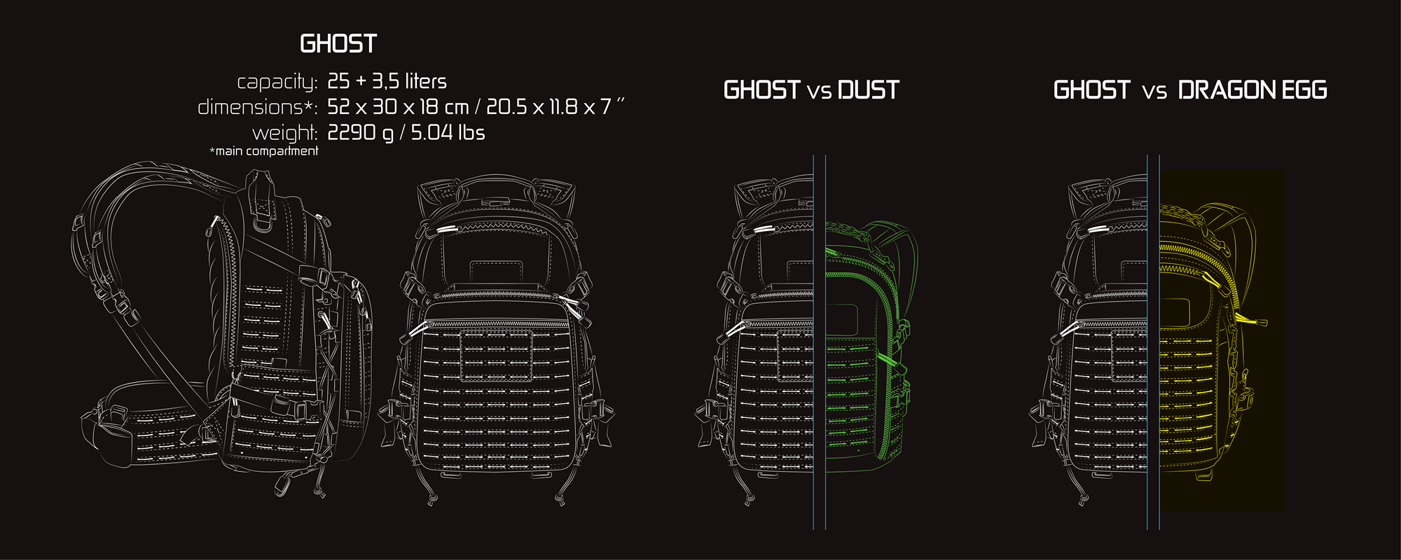 GHOST BACKPACK PLGSTCDXX//DA BACKPACKS TacticalArmour