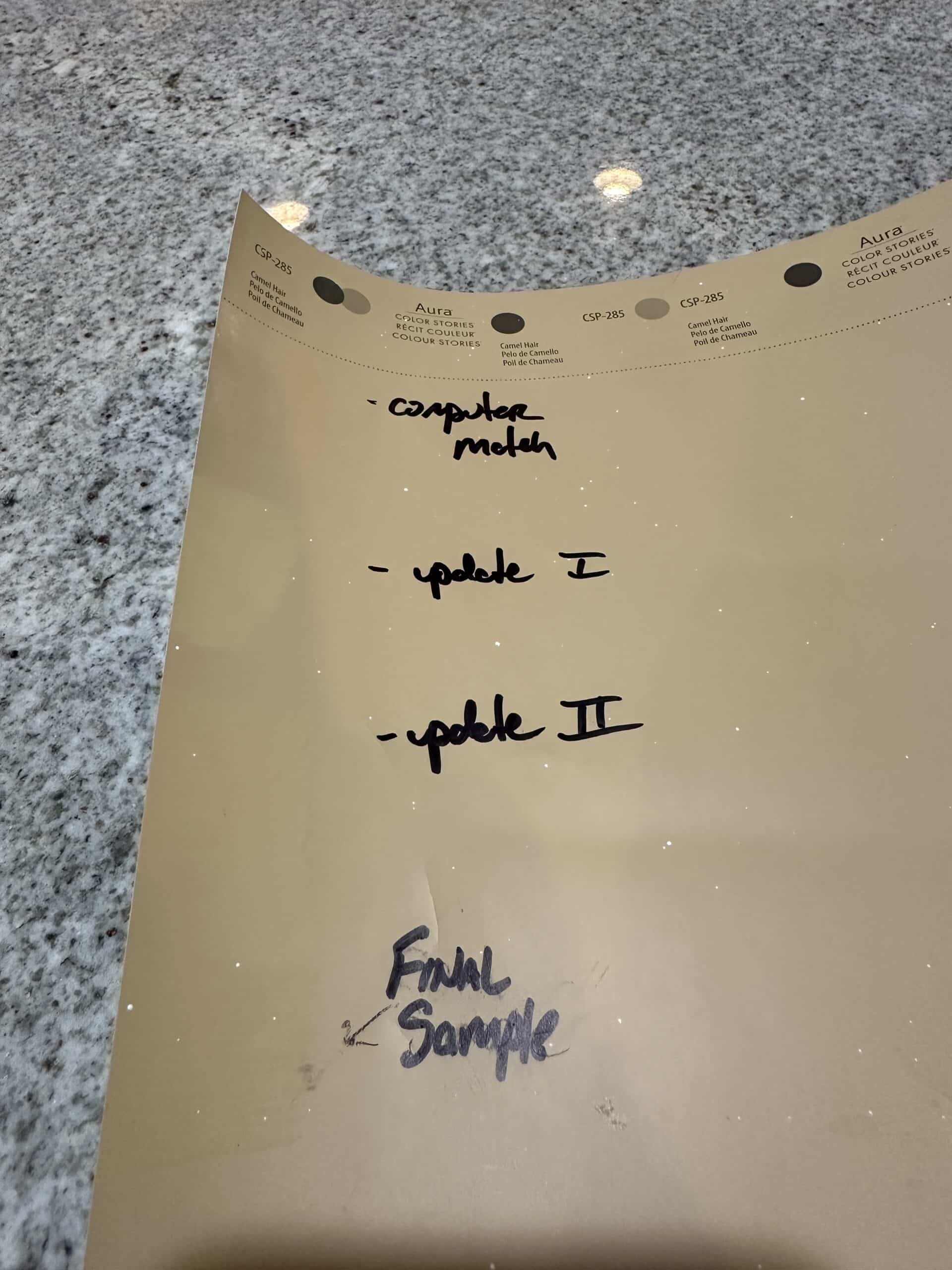 Common Problems why Paint Does not Match Swatch Colors D'Franco