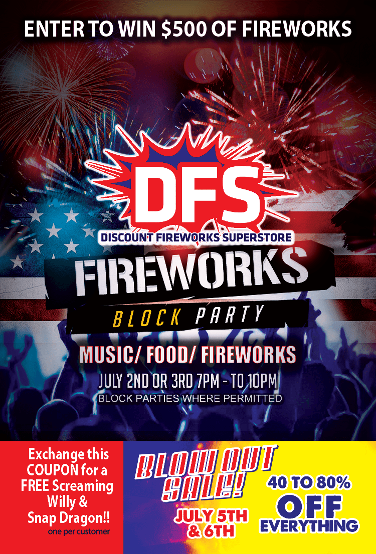 Oregon Promotions DFS Fireworks