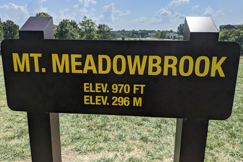 'Mt. Meadowbrook' sign at Prairie Village park stolen, county hopes to
