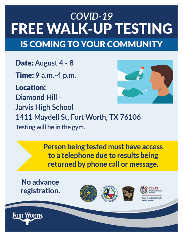Free COVID19 testing in Fort Worth