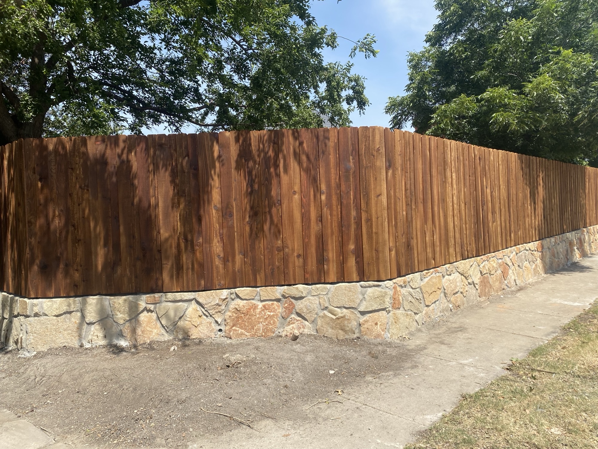 Wall and fence replacement in frisco DFW Retaining Walls and Pool