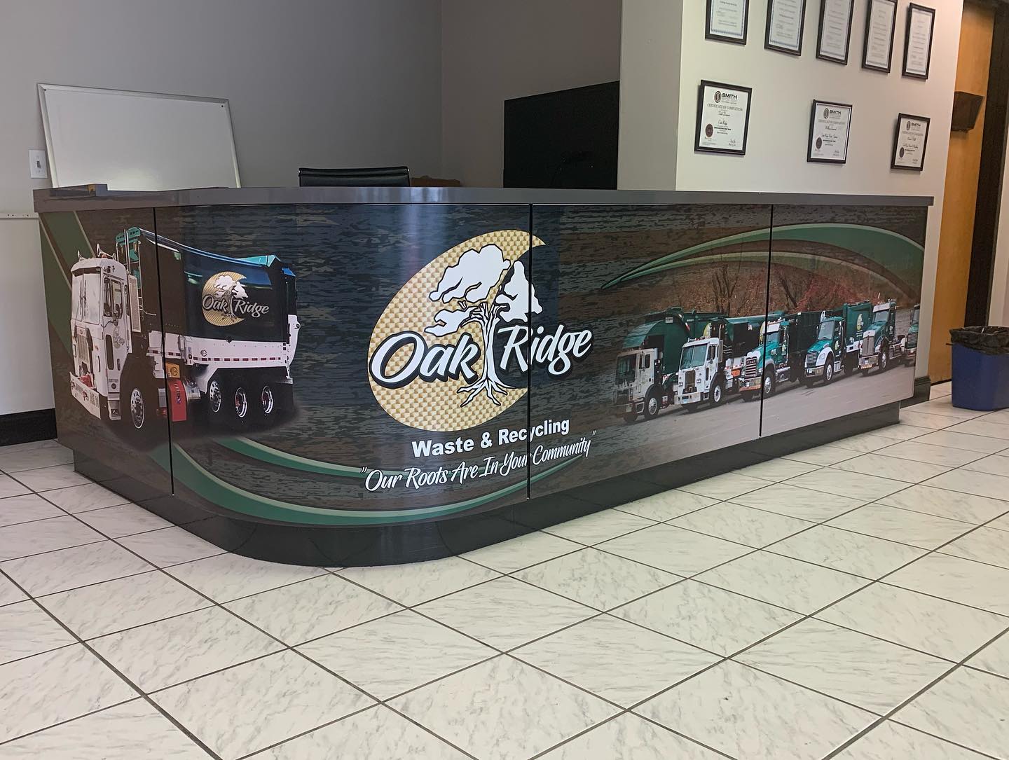 Oak Ridge Waste & Recycling wrap DF Wraps