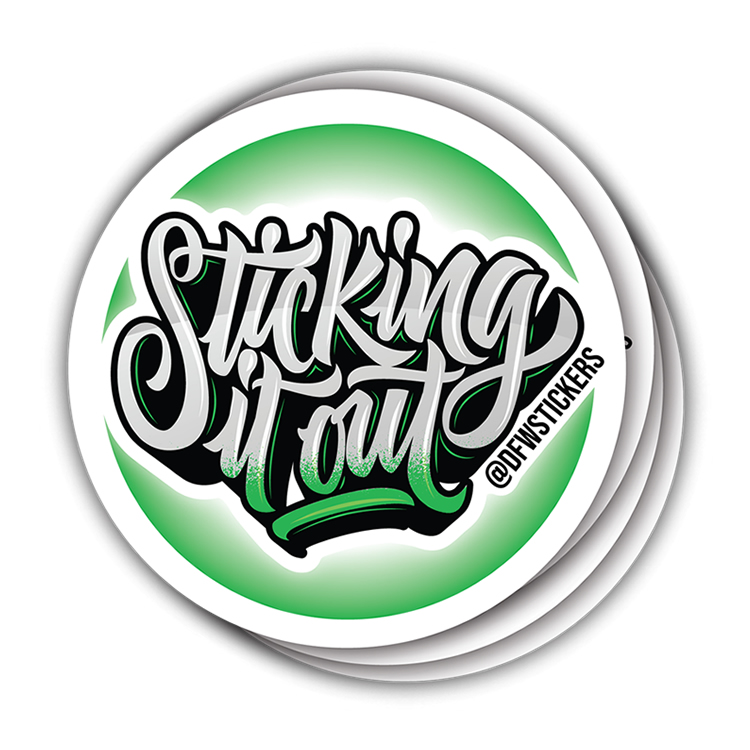 500 Custom Vinyl Stickers Promotional Stickers Choose your shape