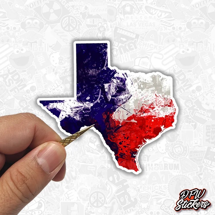 Texas Colors Stickers DFW Stickers