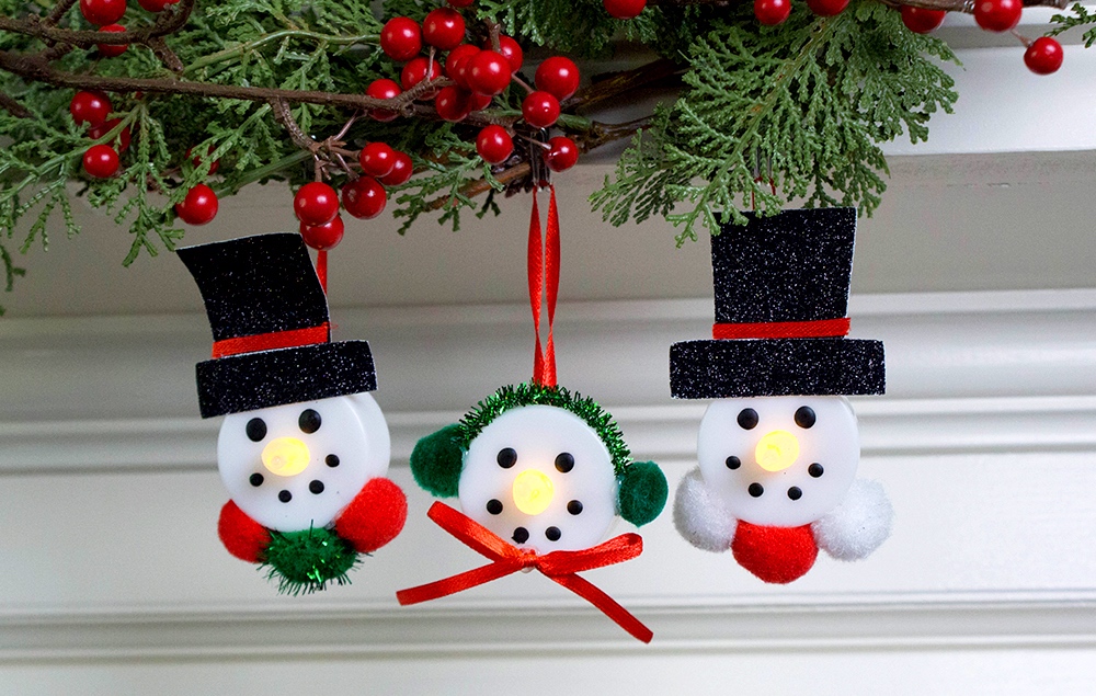 Snowman Tea Lights DIYDG