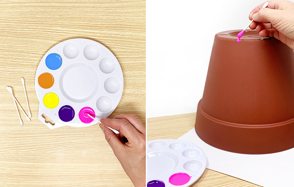 Upside Down Drip Paint Pot DIYDG