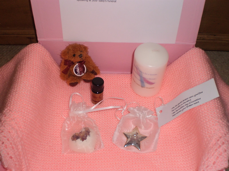 Memory Boxes for Bereaved Parents. Dumfries and Galloway Sands Group