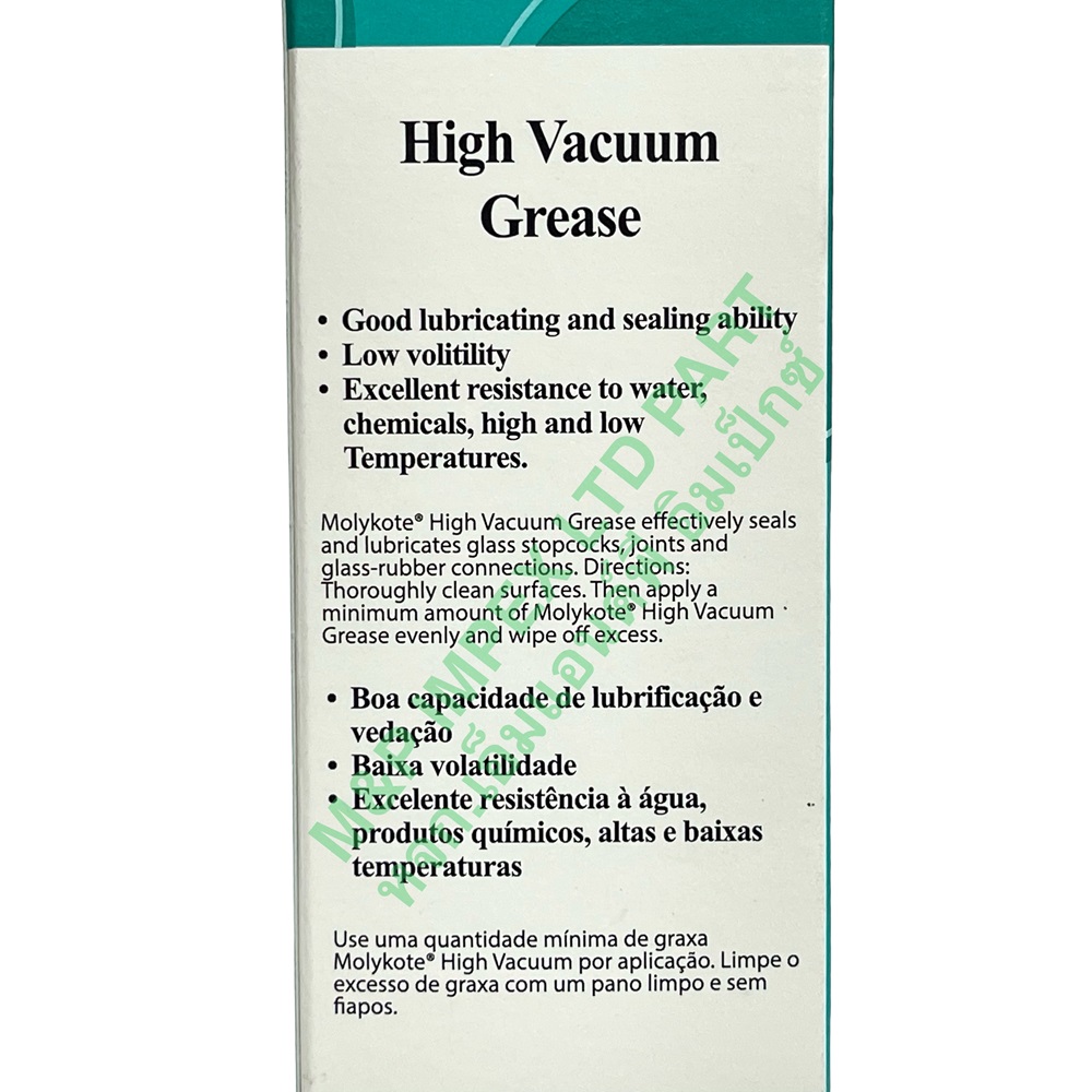 DUPONT™ MOLYKOTE® HIGH VACUUM GREASE (Silicone Grease), 150 กรัม M&P