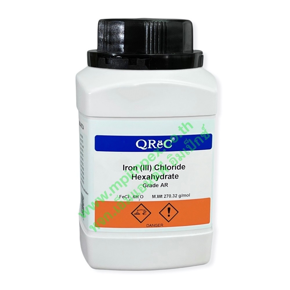 Q RëC™ IRON (III) CHLORIDE HEXAHYDRATE 99, 250 กรัม/ 500 กรัม/ 1