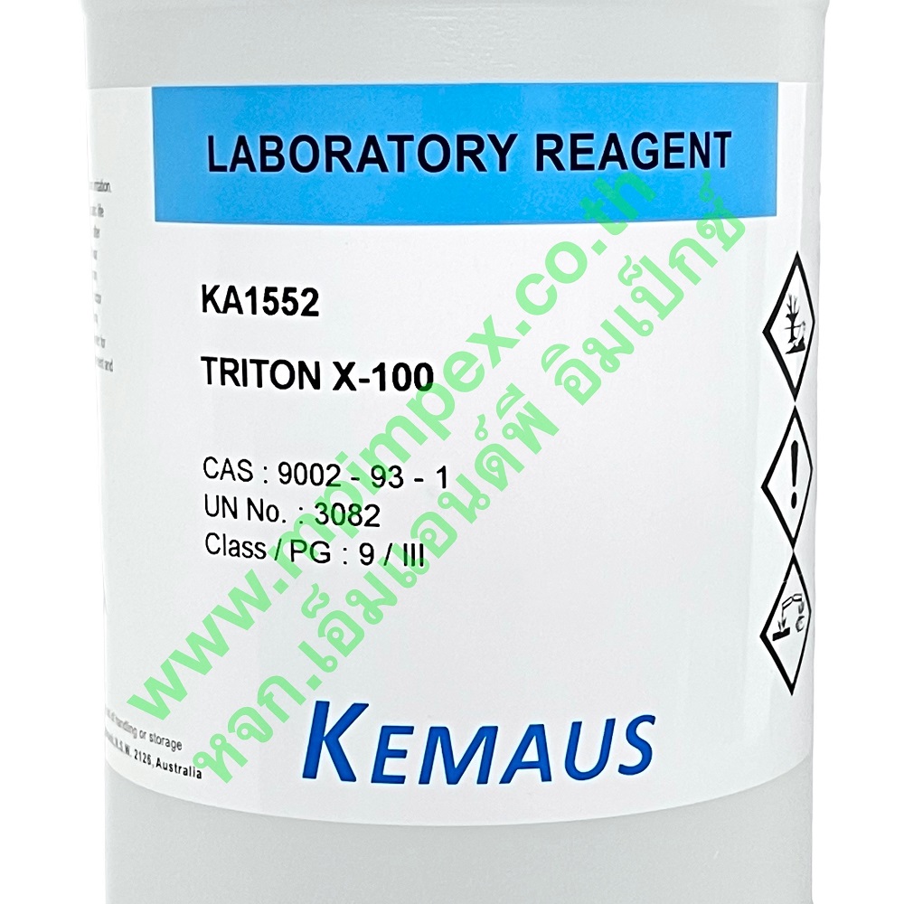 KemAus™ TRITON X100 (สารลดแรงตึงผิว ไทรทัน X100), 1 ลิตร M&P IMPEX