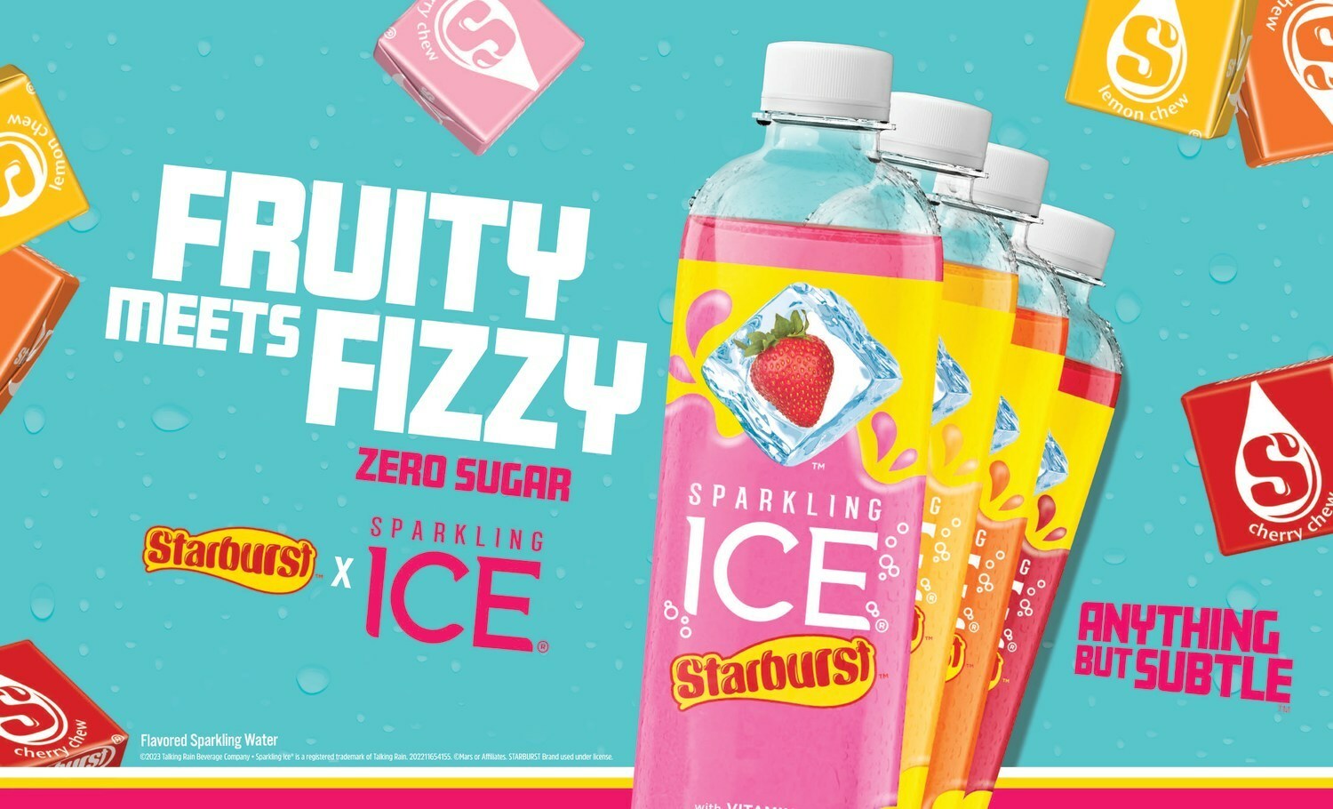 Sparkling Ice Bottles Taste Sensation of STARBURST Candy in New Zero