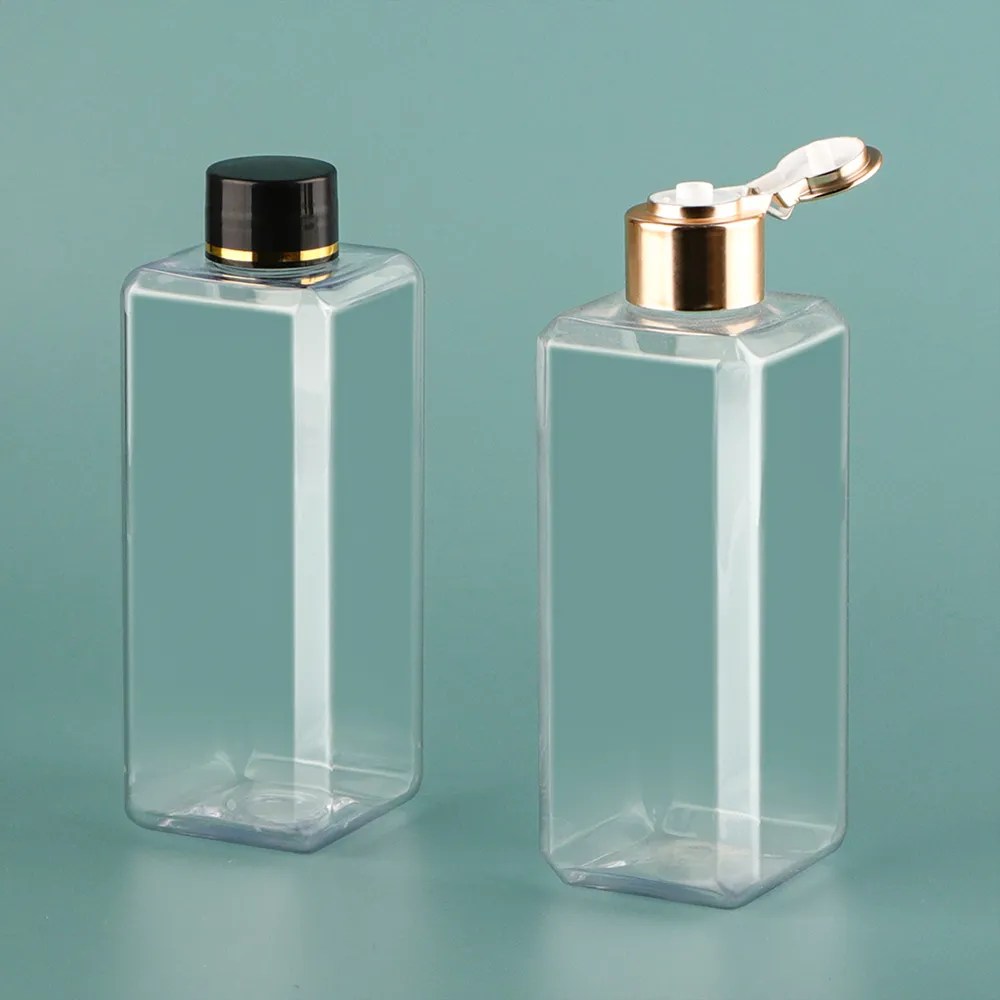 Wholesale Price 230ml PET Square Bottle Flip Screw Cap Near Me