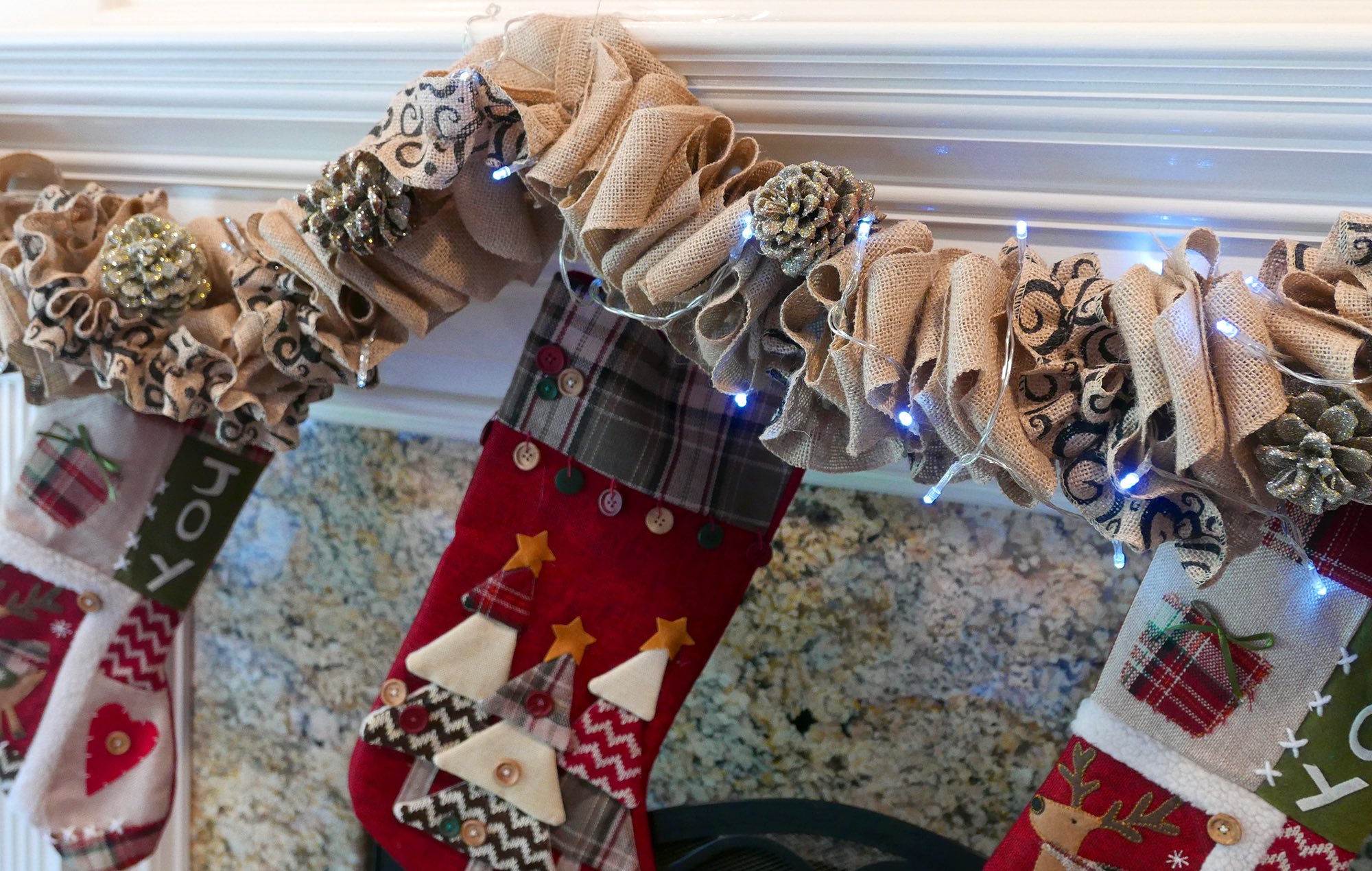 Burlap Garland DIYDG