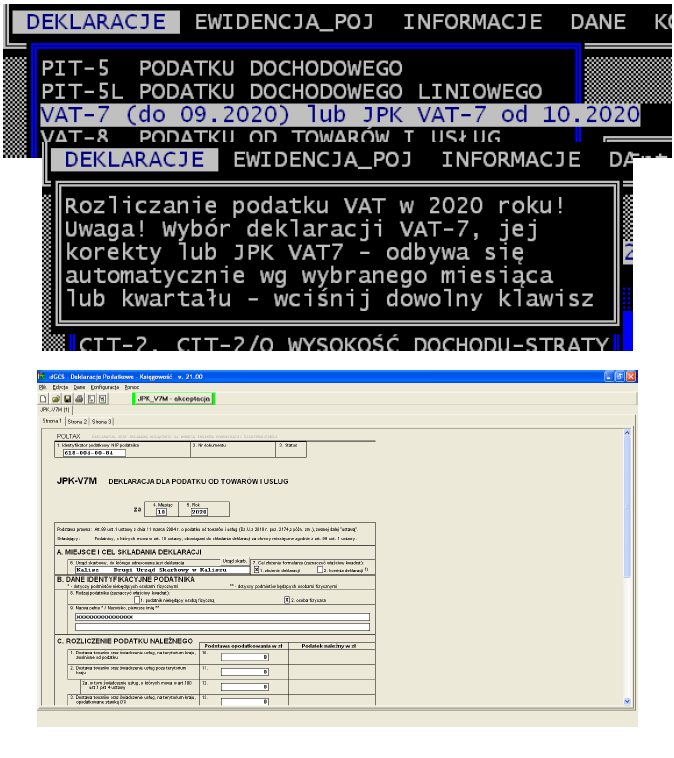 Nowa, płatna wersja programu KPiR (DOS / Windows) 21.00