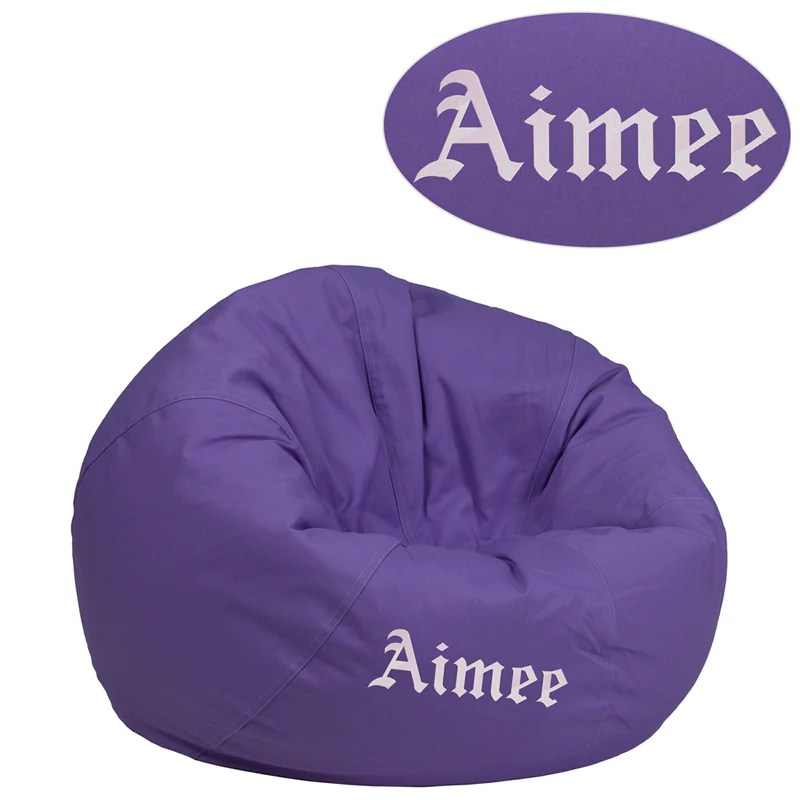 Custom Designed Bean Bag Chair for Kids or Adult's With Your Personali