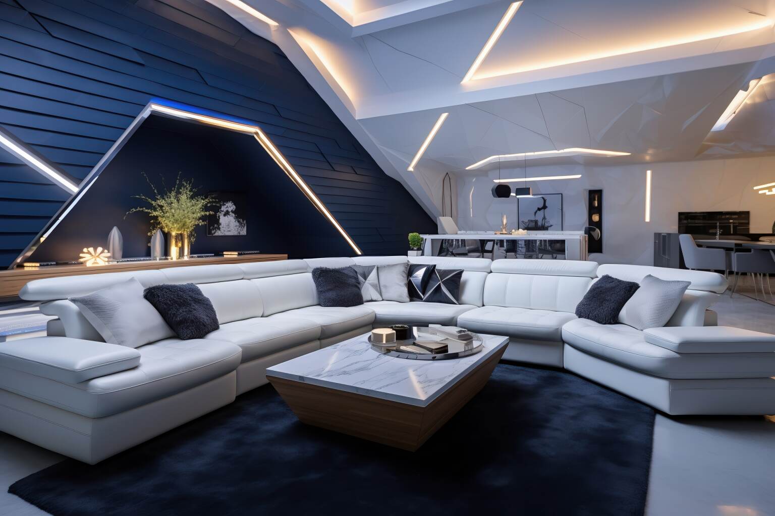 Tomorrow's Abode Today Exploring Futuristic Living Rooms
