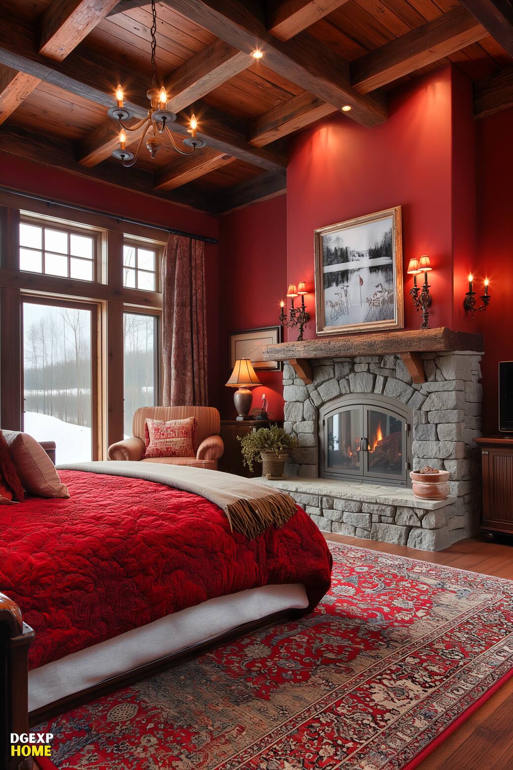 Ravishing Red Bedroom Ideas From Rustic To Royal