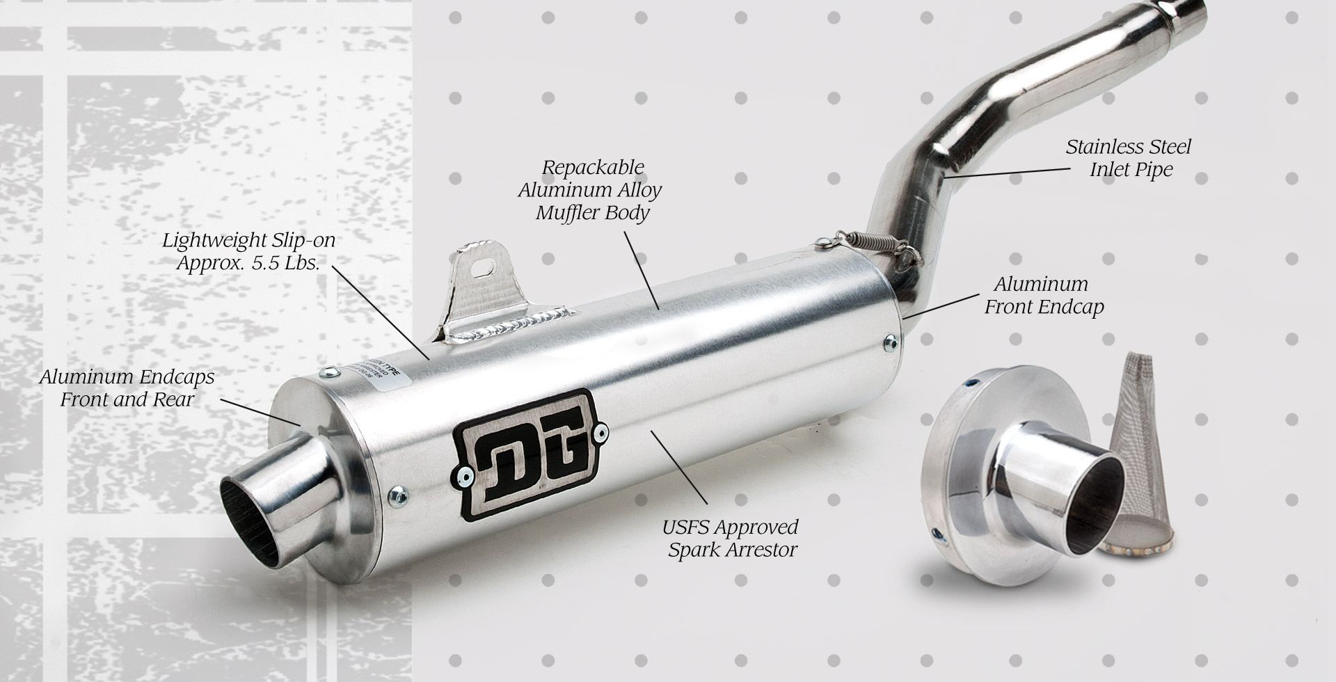 Polaris RZR800 2008 RSeries SlipOn Exhaust DG Performance