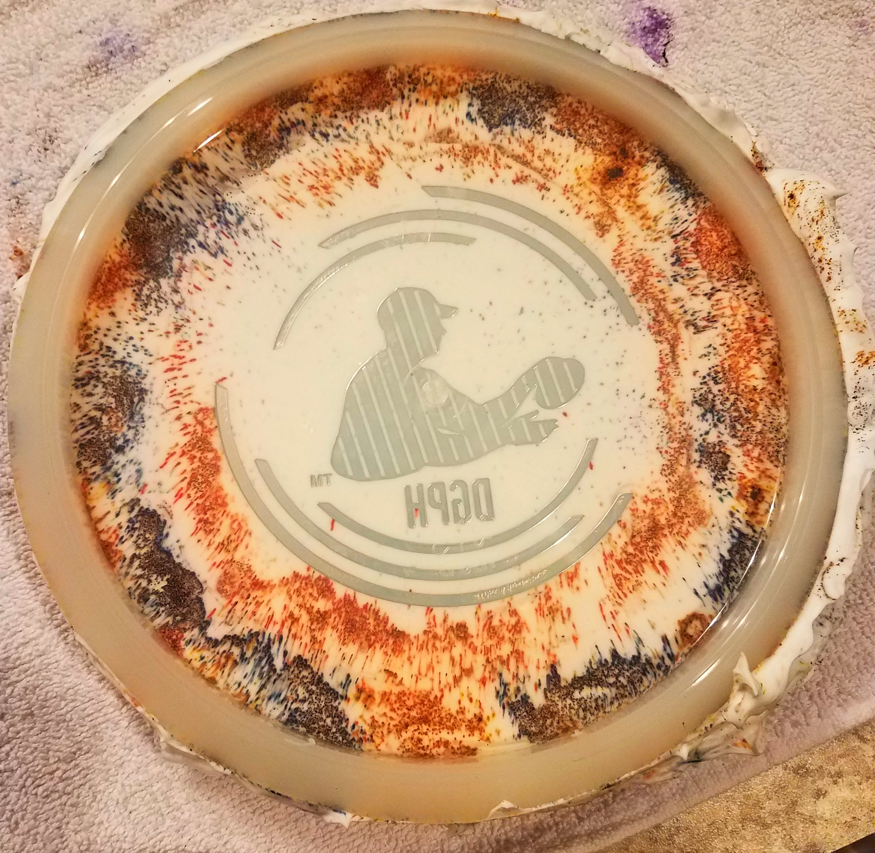 Disc Golf Shaving Cream Dye Disc Golf Puttheads