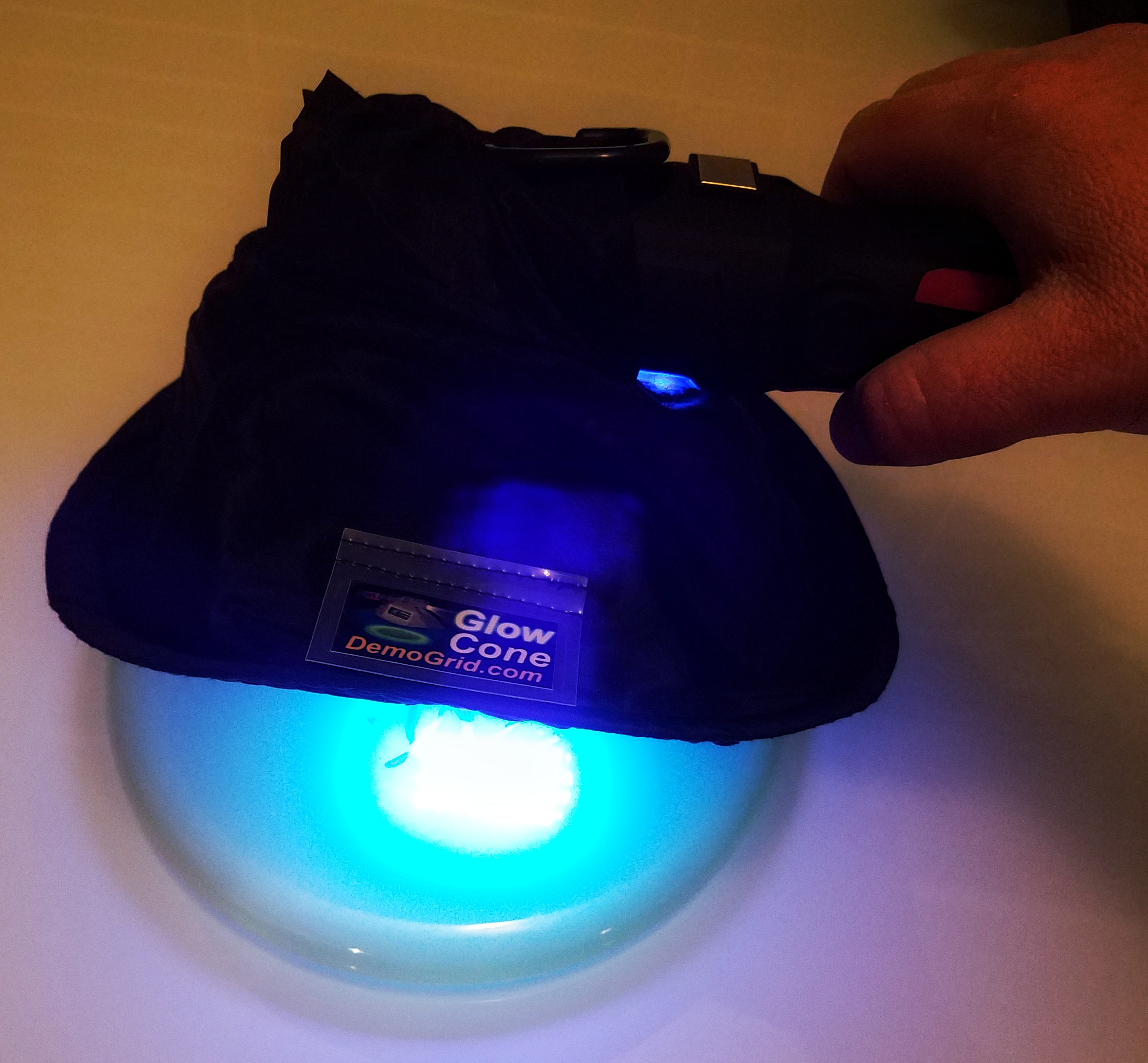 Glow Cone and UV Disc Golf Light Disc Golf Puttheads