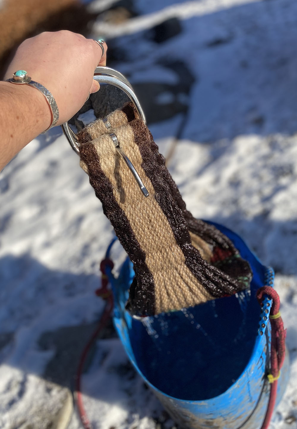 Mohair Cinch Cleaning and Care Don Gonzales Saddlery